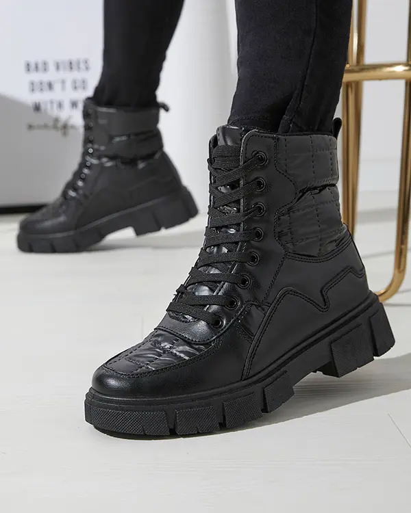 Resti Resti Black women's non-heated Qertera bagger boots