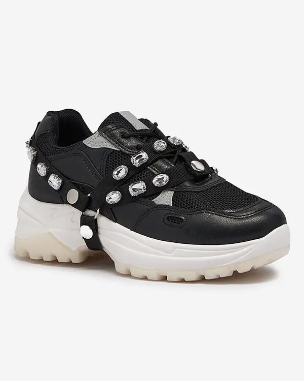 Resti Resti Black women's sneakers with a thick sole Natsumi - Footwear