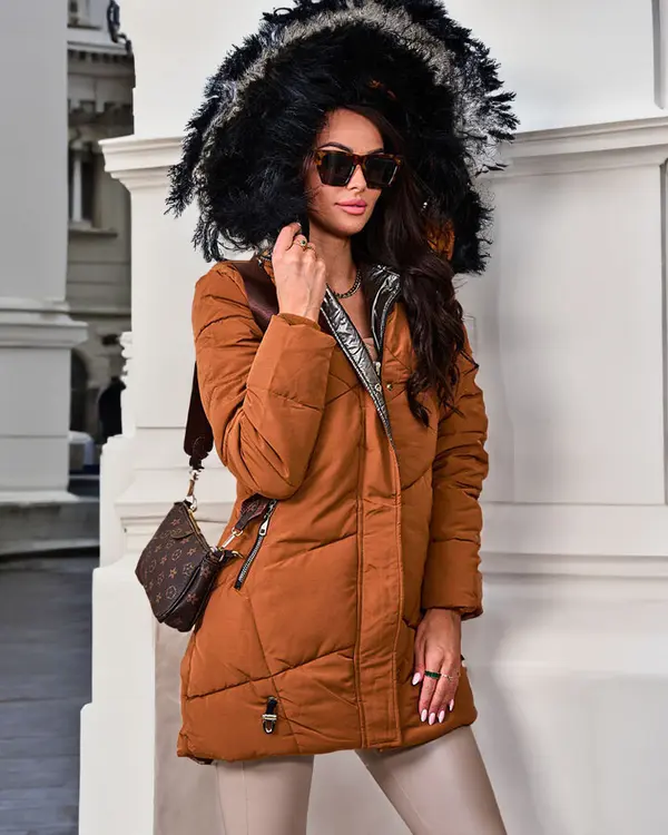 Resti Resti Brown women's winter jacket