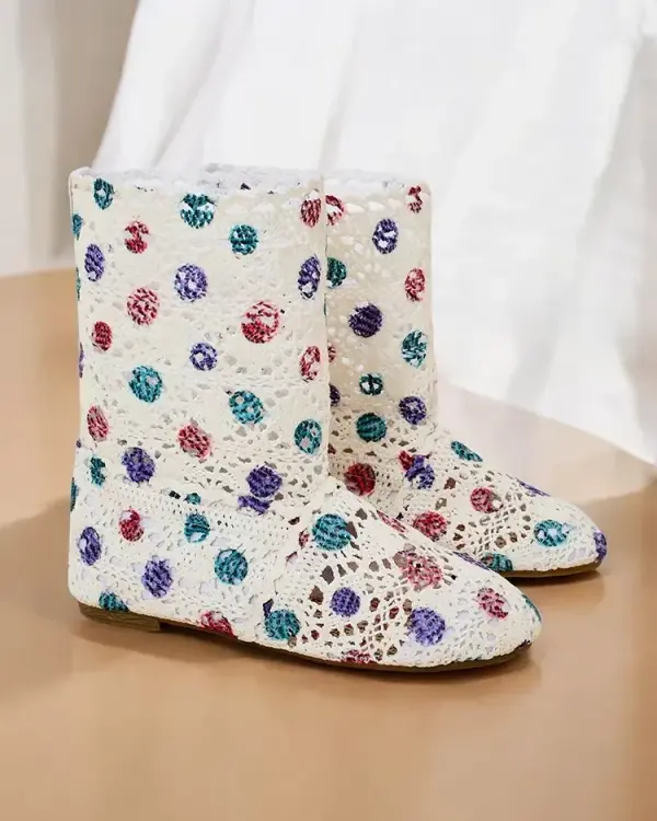 Resti Resti Children's openwork Misuti boots