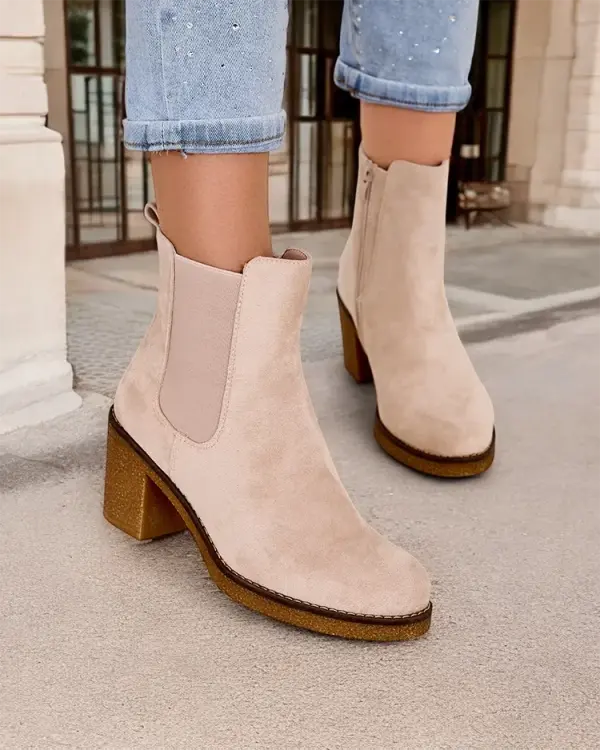 Resti Resti Eco-suede women's boots on the post Bregianka