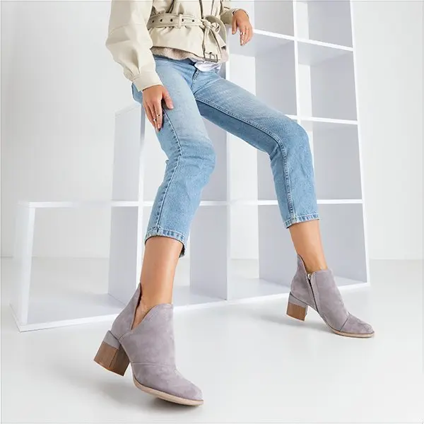 Resti Resti Gray women's ankle boots Jeneuer - Footwear