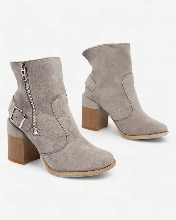 Resti Resti Grey eco-suede women's high stiletto boots Acimra