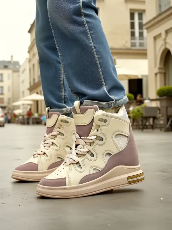 Resti Resti High sports shoes for women with a hidden wedge Oblaffi