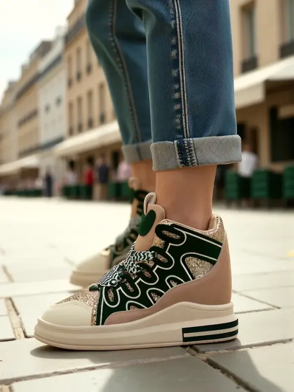 Resti Resti High women's sports shoes with hidden wedge Oblaffi