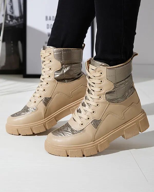 Resti Resti Light brown women's uninsulated bagger boots Qertera- Footwear