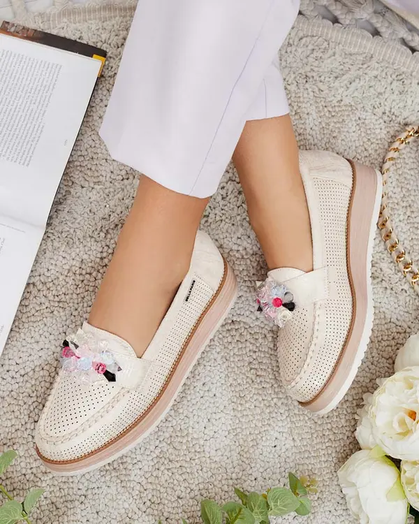 Resti Resti Mokassins with colorful stones Restea