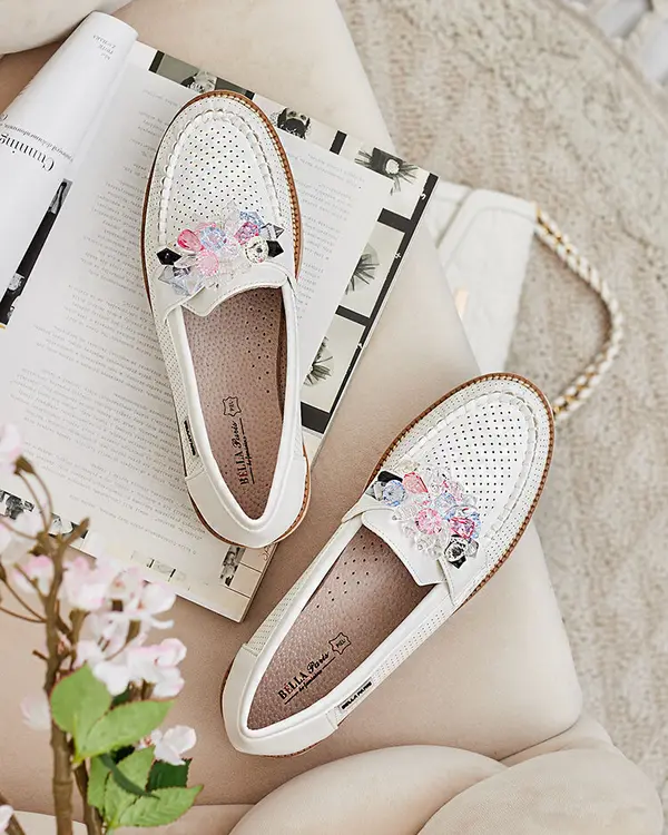 Resti Resti Mokassins with colorful stones Restea