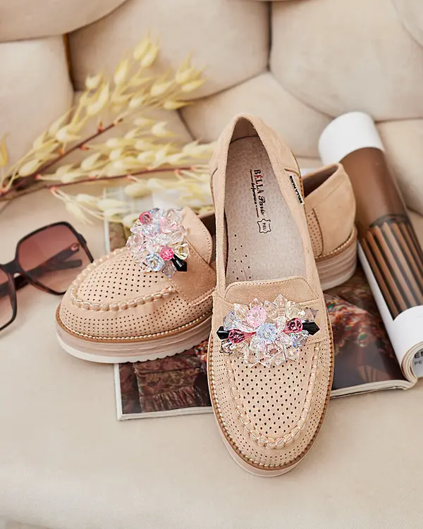 Resti Resti Mokassins with colorful stones Restea