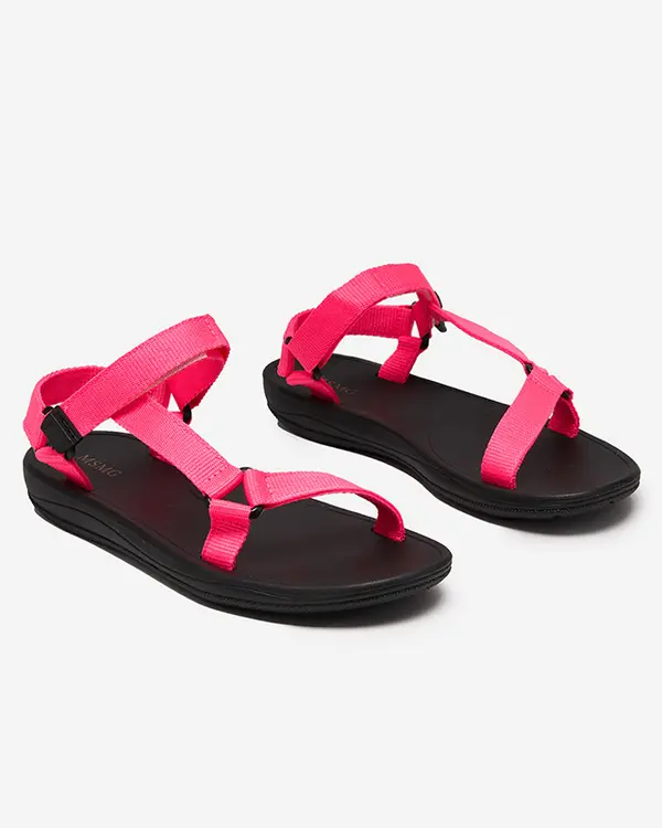Resti Resti Neon pink Tatags women's sports sandals - Footwear