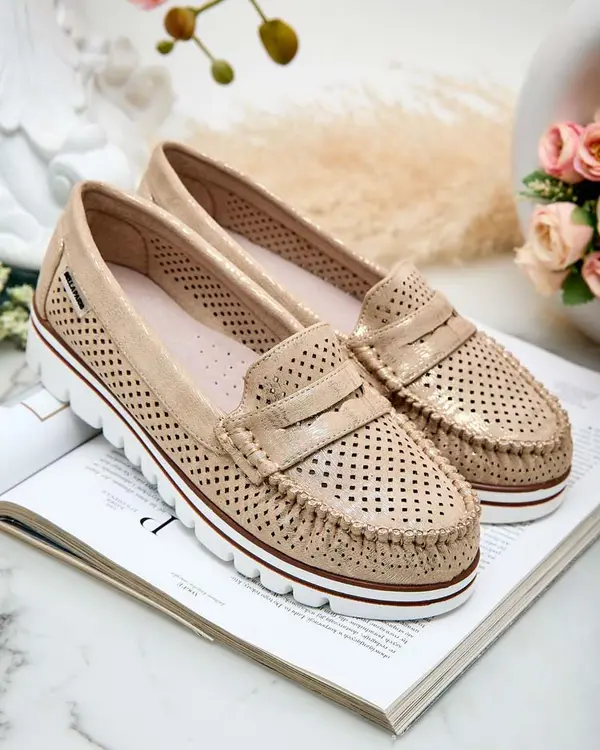 Resti Resti Openwork women's moccasins Leteller