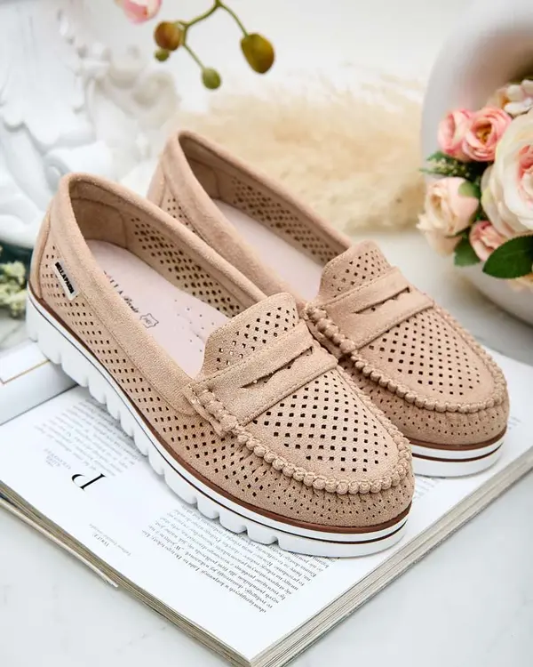 Resti Resti Openwork women's moccasins Leteller