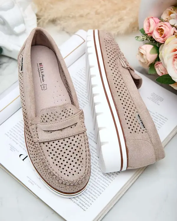 Resti Resti Openwork women's moccasins Leteller