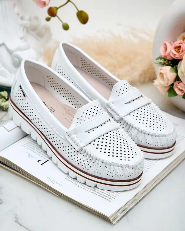 Resti Resti Openwork women's moccasins Leteller