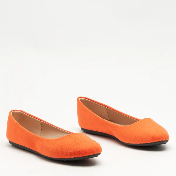 Resti Resti Orange eco-suede women's ballerinas Marius