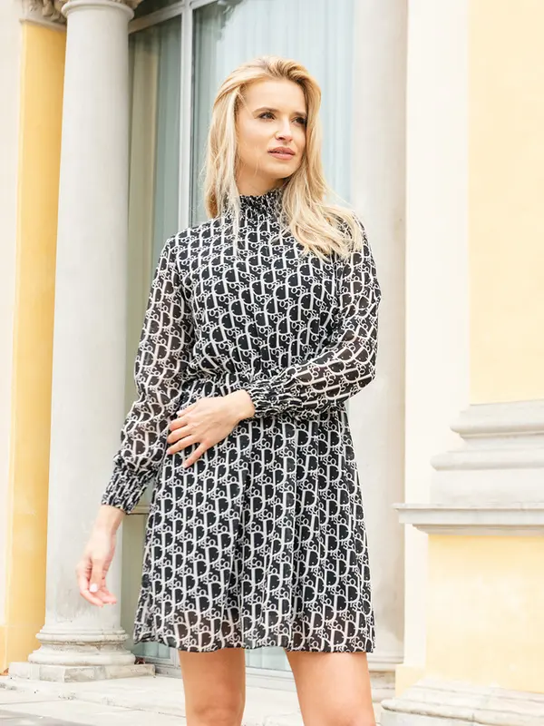 Resti Resti Patterned high neck dress - Clothing