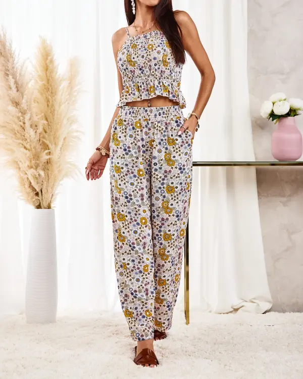 Resti Resti Patterned women's set in beige