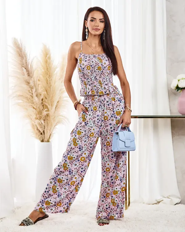 Resti Resti Patterned women's set in pink