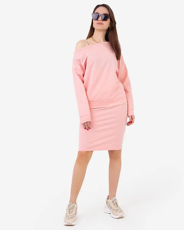Resti Resti Pink women's blouse and skirt set - Clothing
