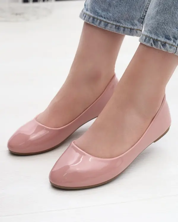 Resti Resti Pink Women's Lacquered Ballerinas Fama - Footwear