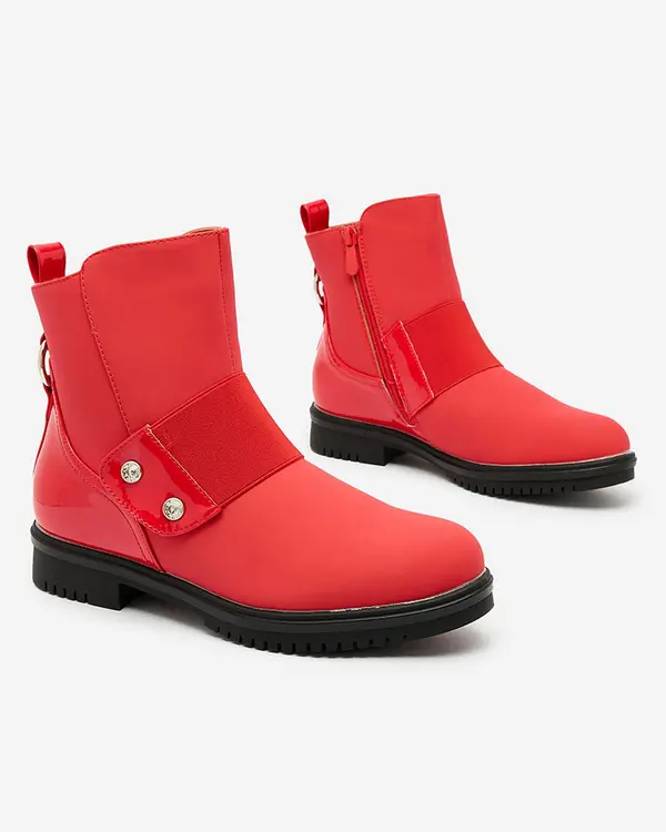 Resti Resti Red matte women's boots Setipfa