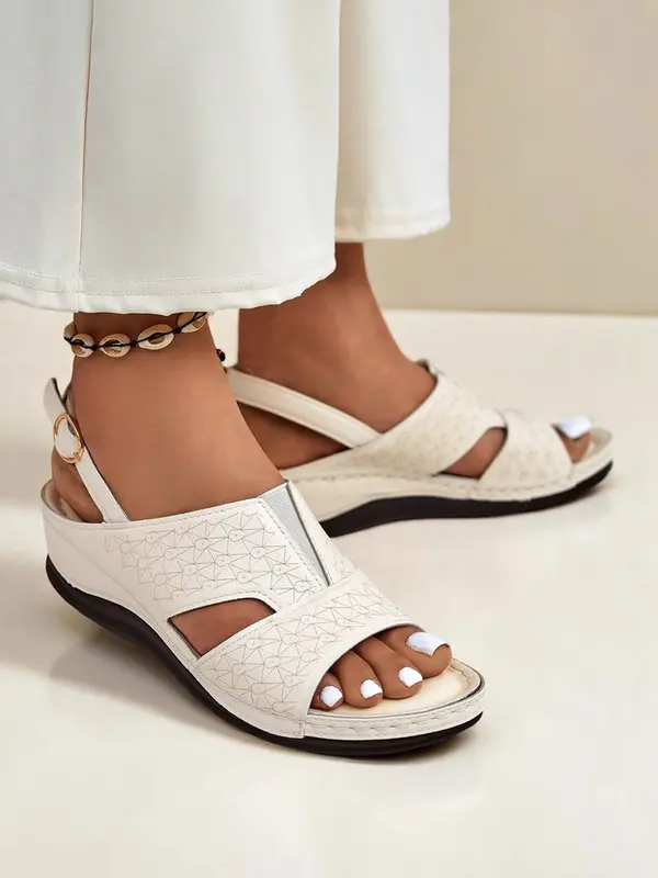 Resti Resti Royal Fashion Women's Comfort Chic Low Wedge Sandals