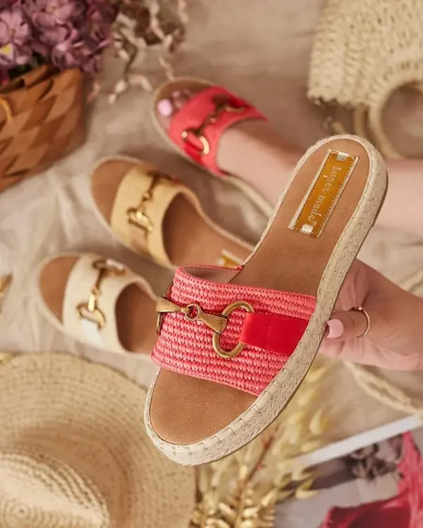 Resti Resti Royalfashion Women's Abic decorative flip-flops