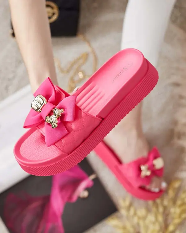 Resti Resti Royalfashion Women's Lemini Bow Flip-Flops