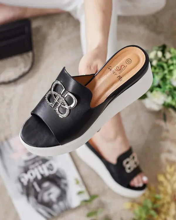 Resti Resti Royalfashion Women's Sailme Flip-flops on a Catskin