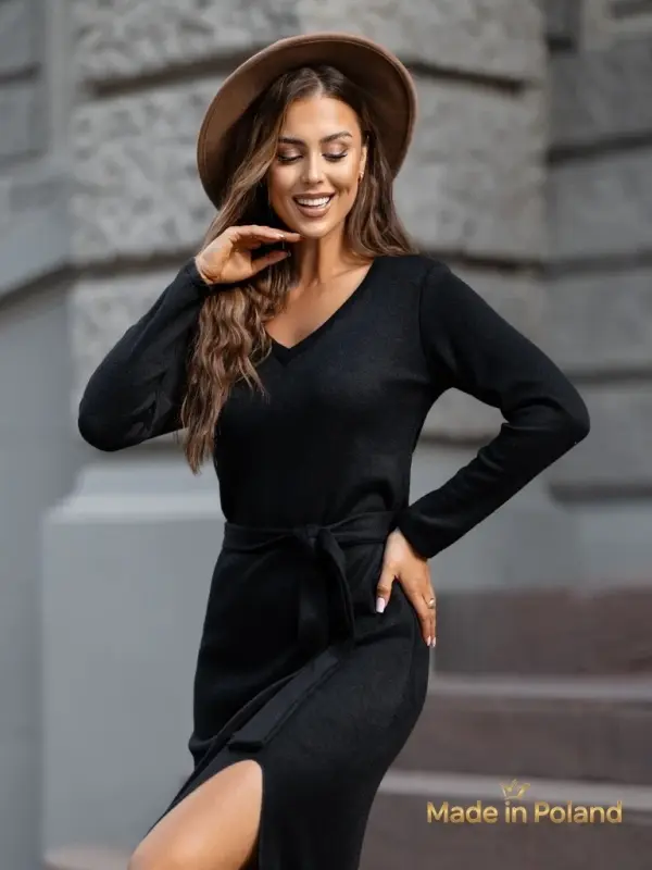 Resti Resti Viscose Women's Midi Sweater Dress