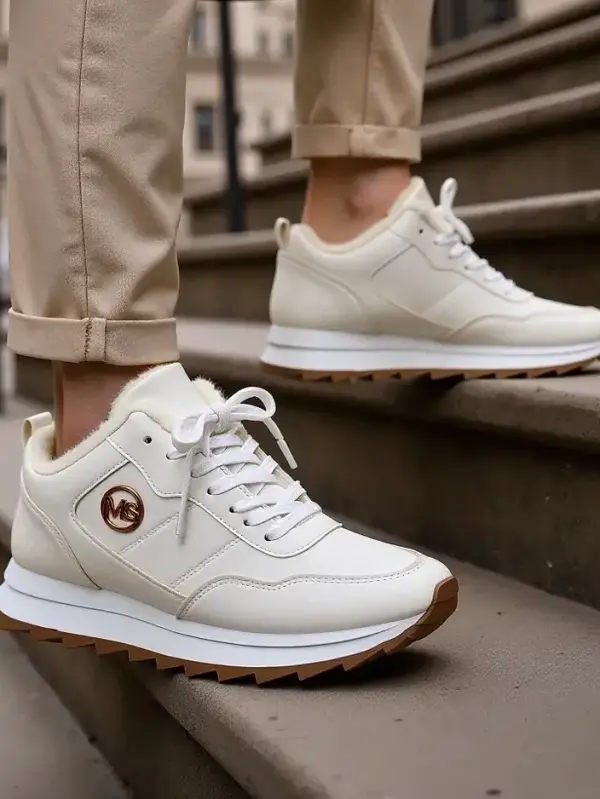 Resti Resti White insulated women's sports shoes Lahho