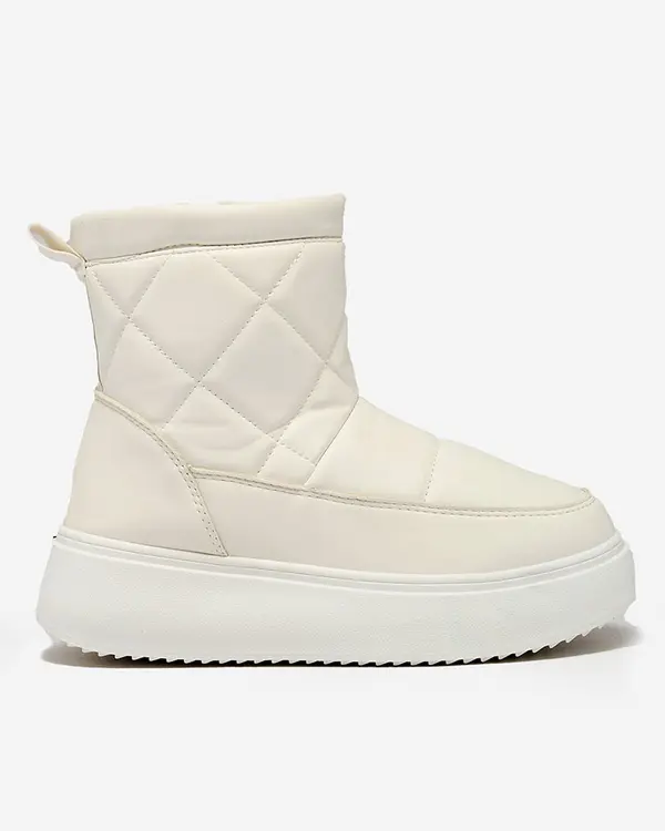 Resti Resti White women's boots a'la snow boots Kacecica