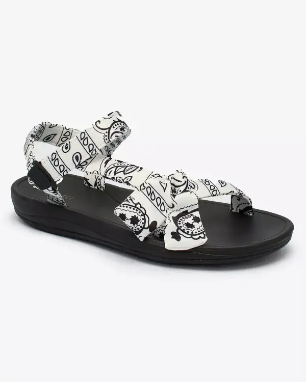 Resti Resti White women's sandals with bow Oyall