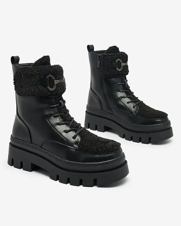 Resti Resti Women's boots with sheepskin Faeltone