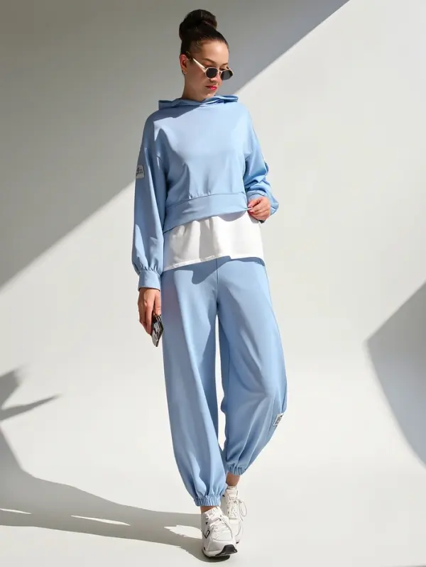 Resti Resti Women's cotton set with a shirt insert