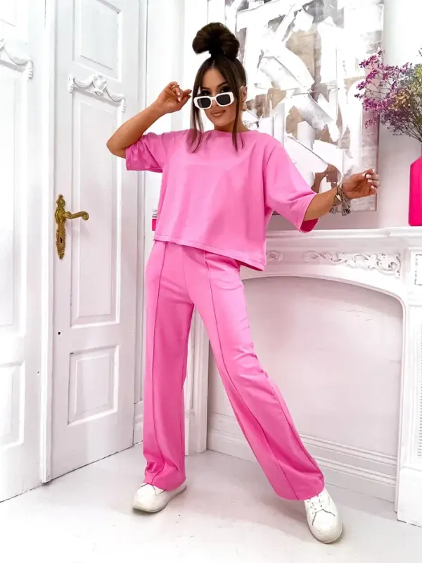 Resti Resti Women's cotton set with flared pants