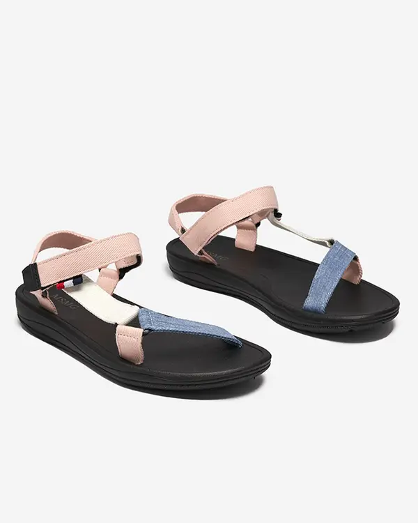 Resti Resti Women's fabric sandals in pink Ojo