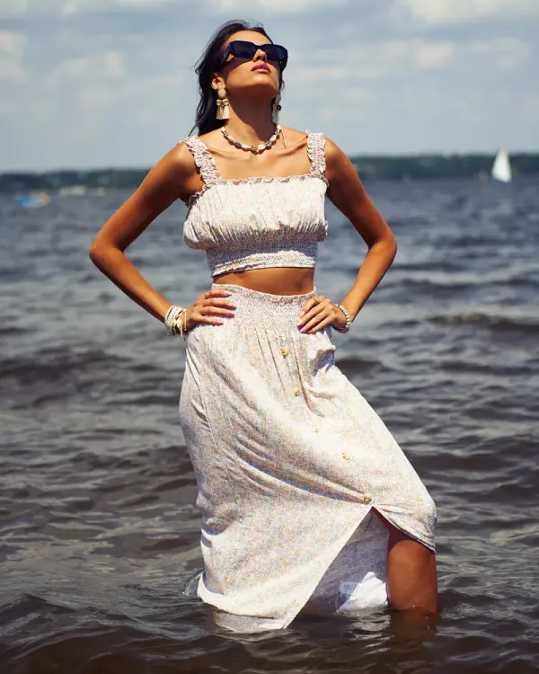 Resti Resti Women's floral set in yellow