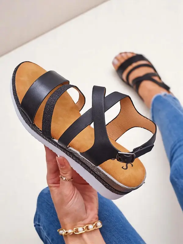 Resti Resti Women’s glitter wedge sandals Aella