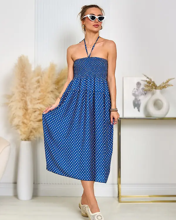 Resti Resti Women's knee-length polka dot dress