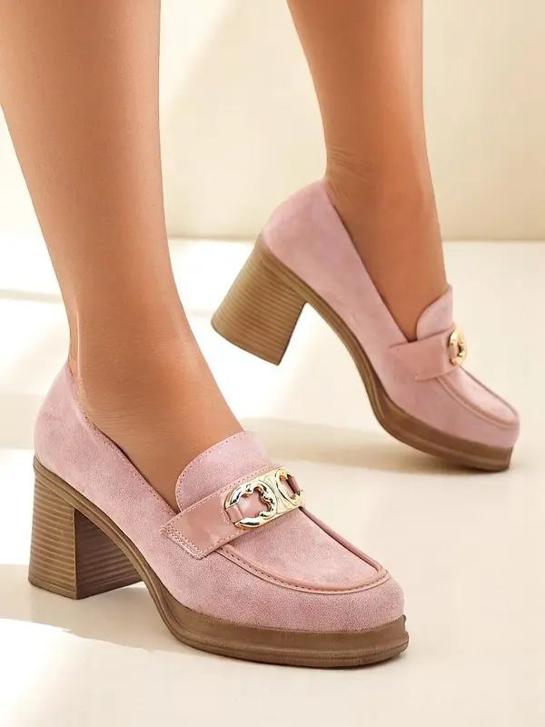 Resti Resti Women's Moccasins on a Block Heel Qeroy