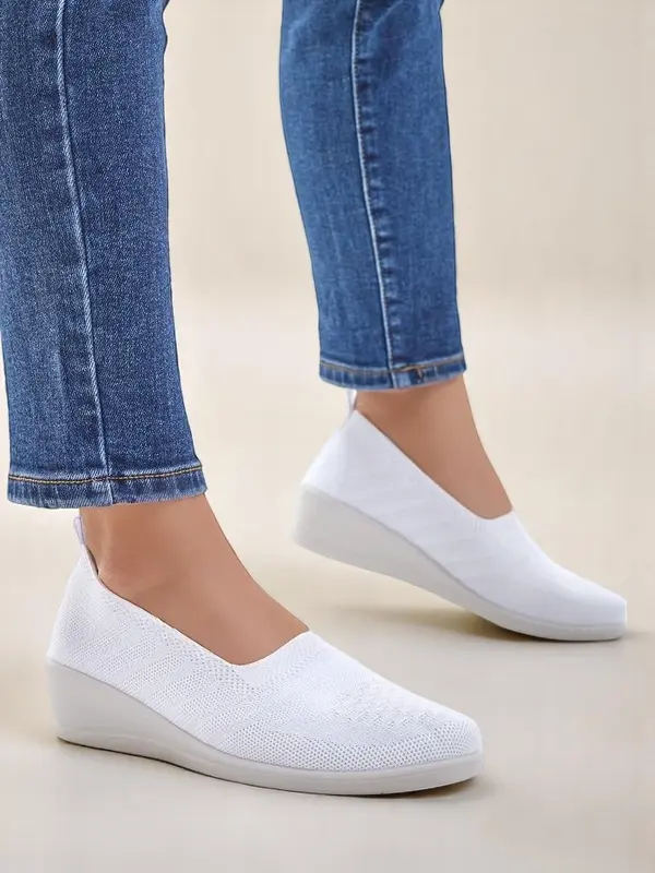 Resti Resti Women's moccasins on a low wedge Epoles