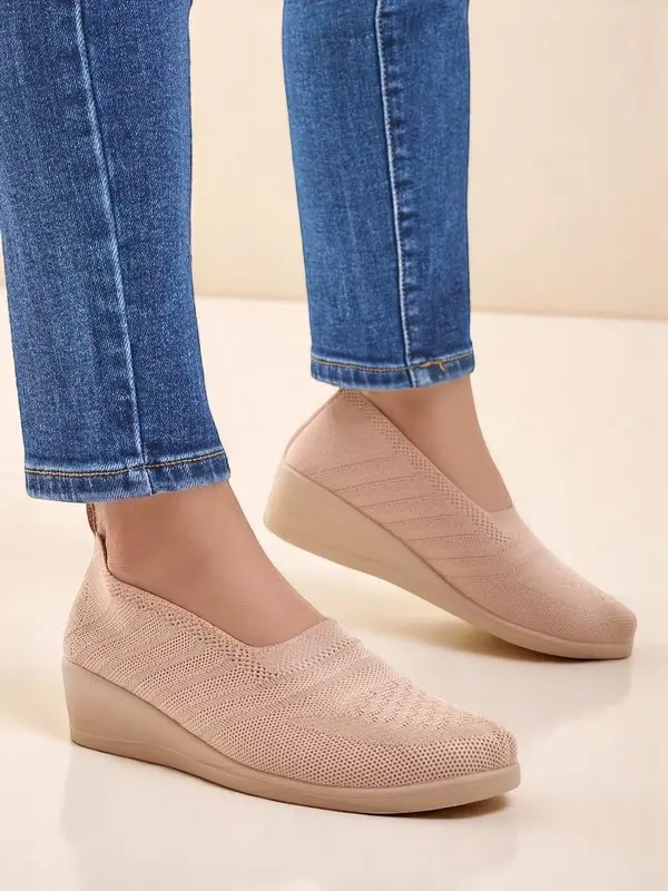 Resti Resti Women's moccasins on a low wedge Epoles