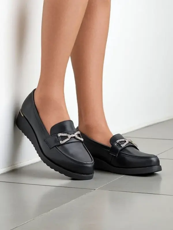 Resti Resti Women's moccasins on a low wedge Leffo