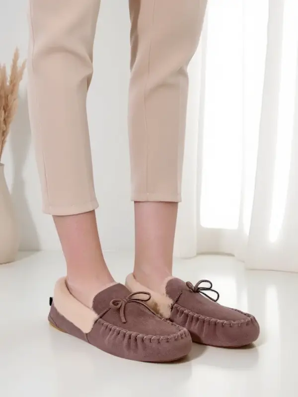 Resti Resti Women's moccasins with fur Ahtikes
