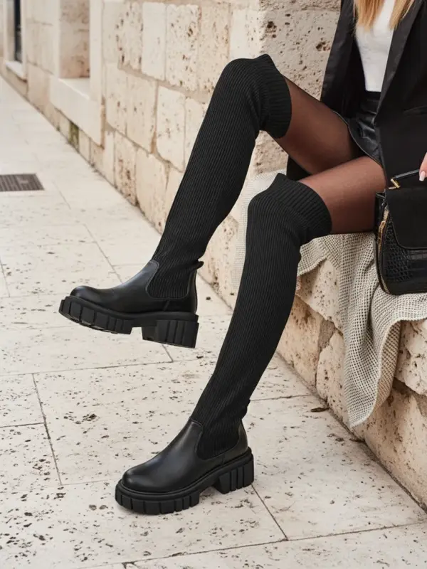 Resti Resti Women's Obsidian Rose slip-on boots