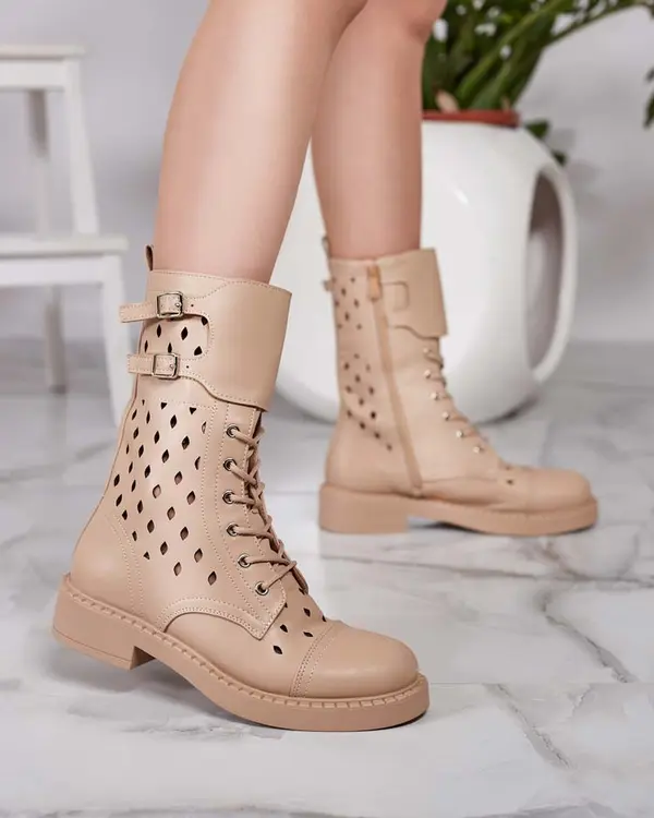 Resti Resti Women's openwork lace-up boots Belsel