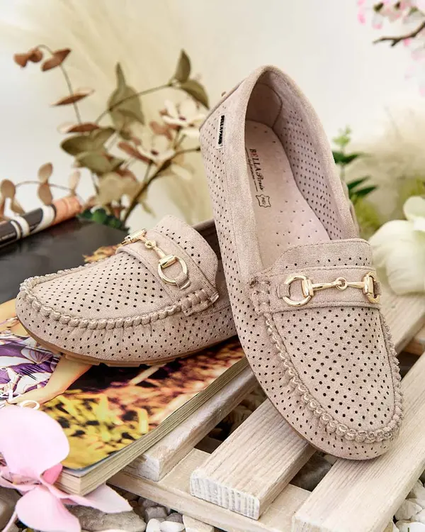 Resti Resti Women's openwork moccasins Mill