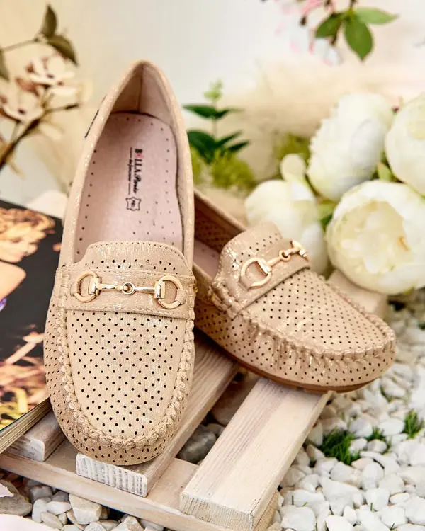 Resti Resti Women's openwork moccasins Mill