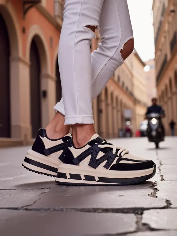 Resti Resti Women's platform sports sneakers Eviger